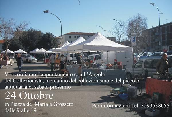 Mercato a Grosseto L'Angolo del Collezionista Ottobre 2026