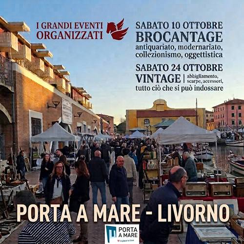 Mercato Brocantage a Livorno Ottobre 2026