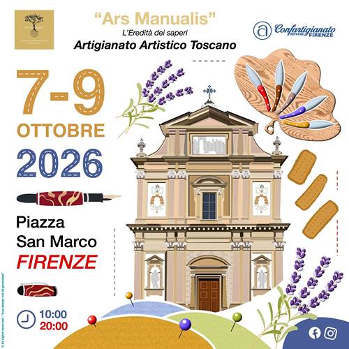 Mercato di Artigianato Artistico a Firenze Ars Manualis
