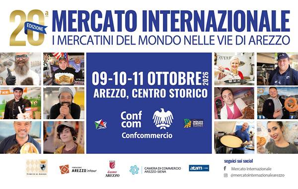 Mercato Internazionale ad Arezzo 2026