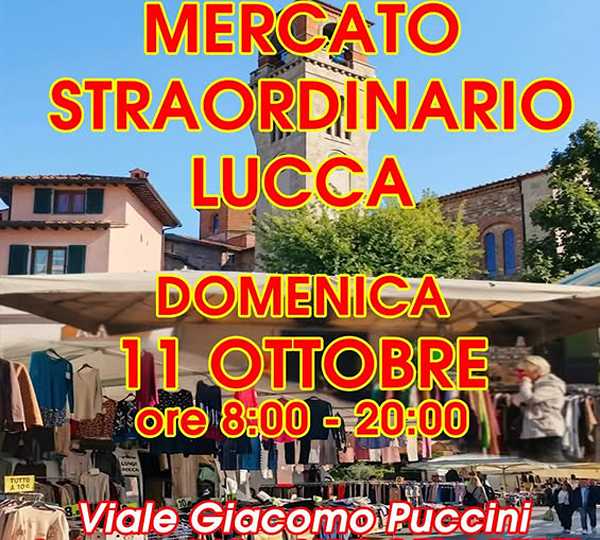 Mercato Straordinario a Lucca Ottobre 2026