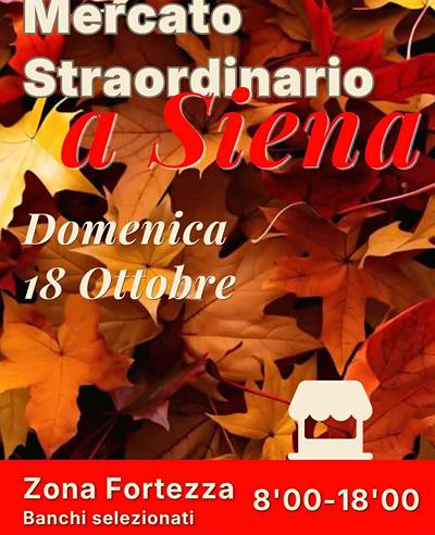 Mercato Straordinario a Siena 2026
