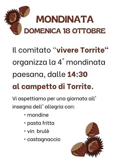 Mondinata a Torrite 2026 Castelnuovo di Garfagnana