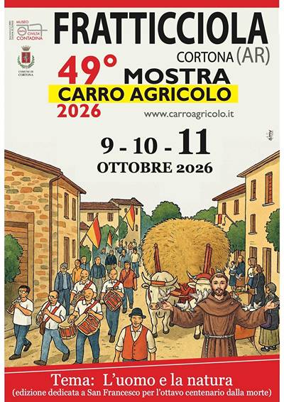 Mostra del Carro Agricolo a Fratticciola 2026 Cortona