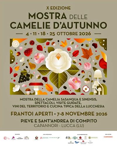 Mostra delle Camelie d'Autunno a Pieve e Sant'Andrea di Compito 2026