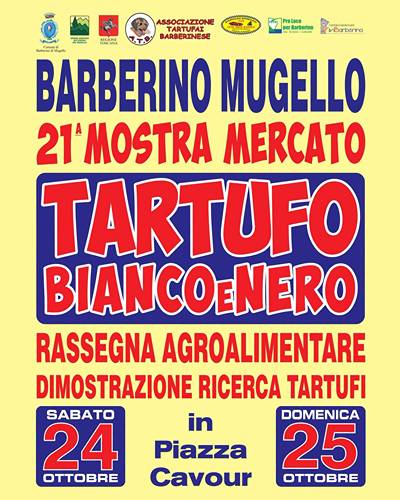Mostra Mercato del Tartufo Bianco e Nero a Barberino di Mugello 2026