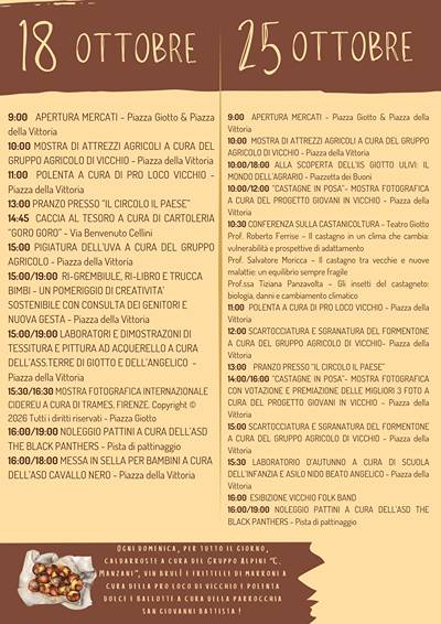 Sagra del Marrone Mugello 2026