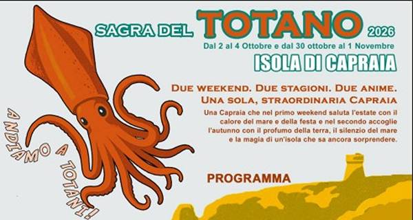 Sagra del Totano a Isola di Capraia 2026