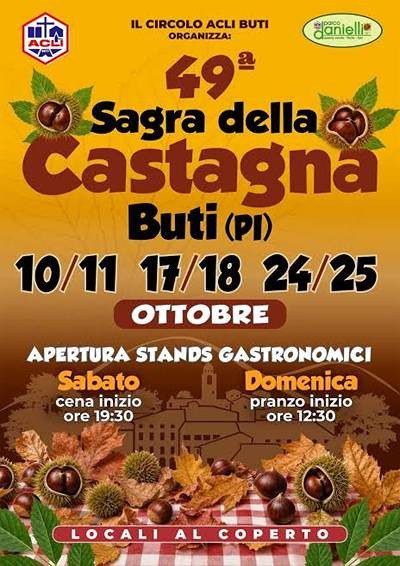 Sagra della Castagna a Buti 2026