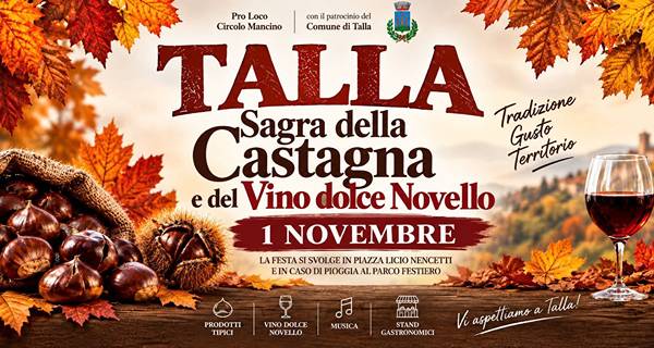 Sagra della Castagna a Talla 2026
