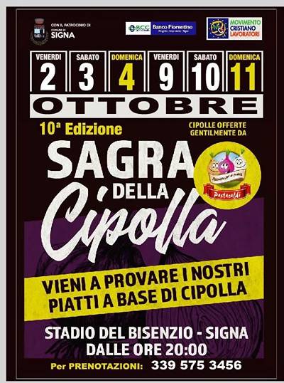 Sagra della Cipolla a Signa 2026