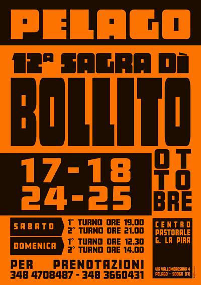 Sagra di Bollito a Pelago 2026