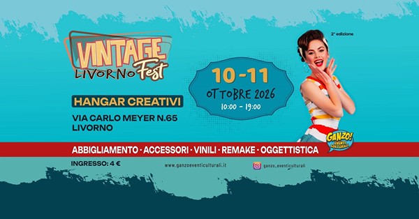 Vintage Fest Livorno 2026 Fiera Mercato